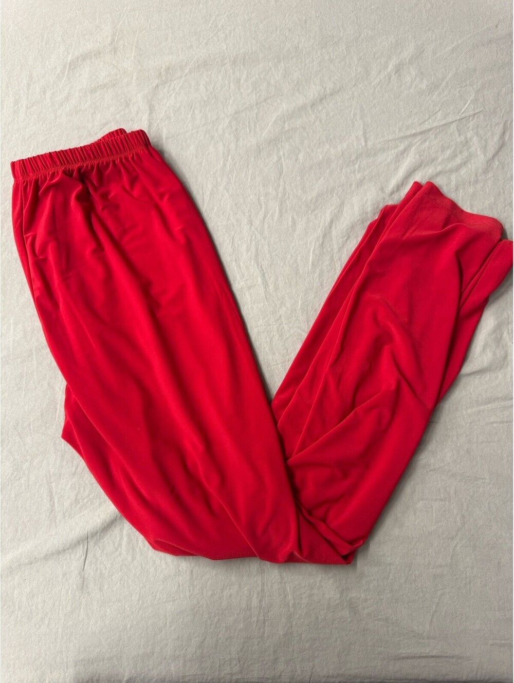 Slinky Brand Pants Womens SMALL Res Elastic Waist Straight Leg Stretch